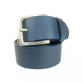 Blue Leather Belt - 90-cm-36-inches