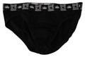 Black Cotton Stretch Midi Brief Underwear - it6-l