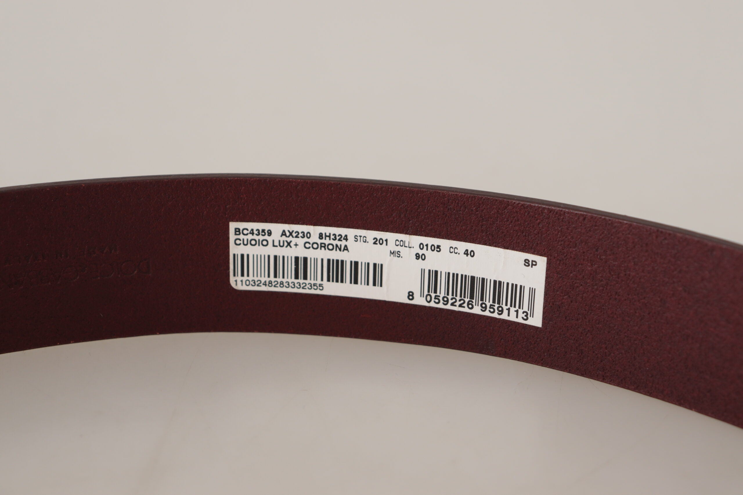 Brown Leather Silver Metal Crown Buckle Belt - 90-cm-36-inches