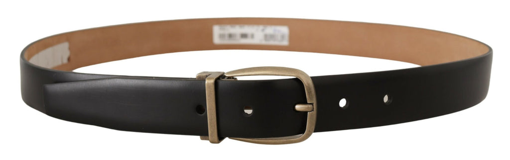 Black Brown Backend Leat...intage Metal Buckle Belt - 85-cm-34-inches