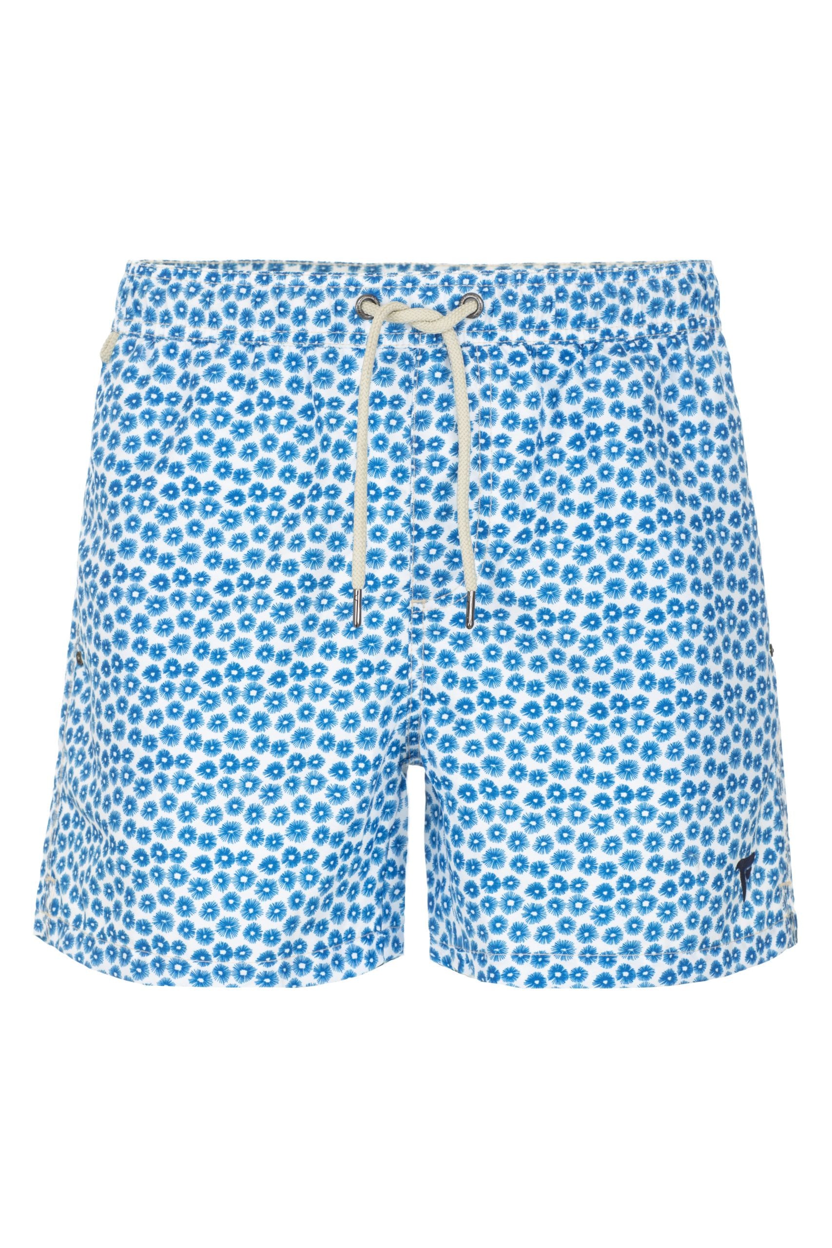 Light Blue Polyester Swimwear - 3xl