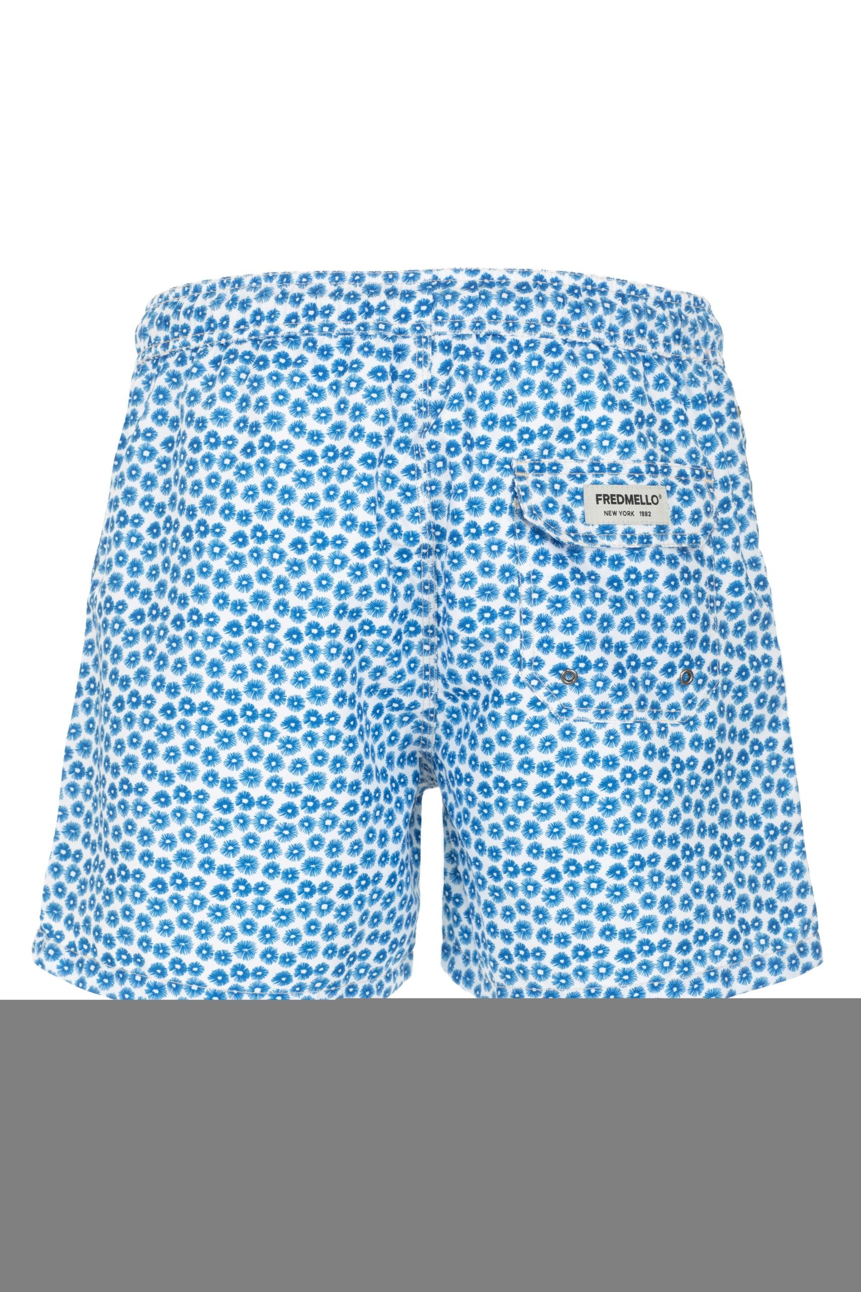 Light Blue Polyester Swimwear - 3xl