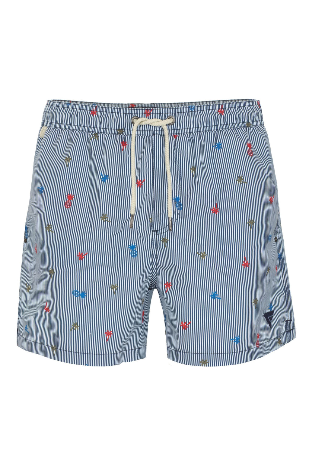 Light Blue Polyester Swimwear - 3xl