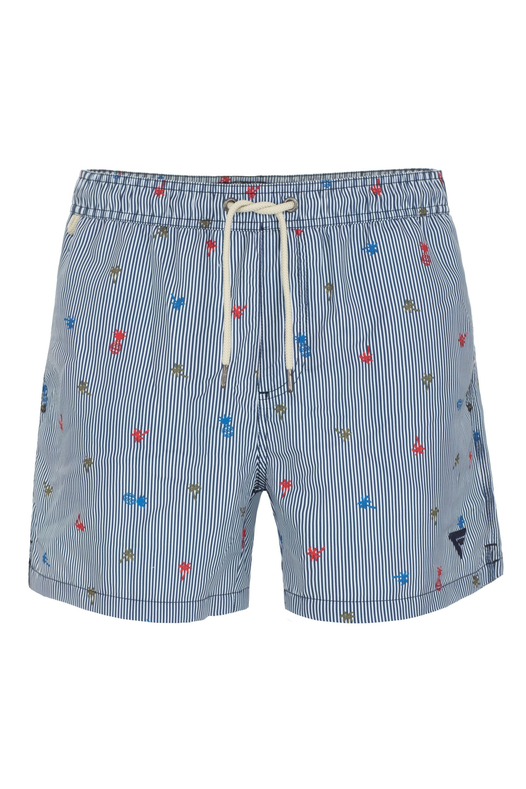 Light Blue Polyester Swimwear - 3xl