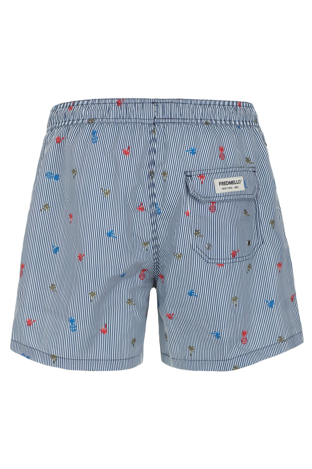 Light Blue Polyester Swimwear - 3xl