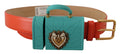 Orange Leather Devotion ...icro Bag Headphones Belt - 70-cm-28-inches
