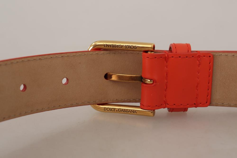 Orange Leather Devotion ...icro Bag Headphones Belt - 70-cm-28-inches