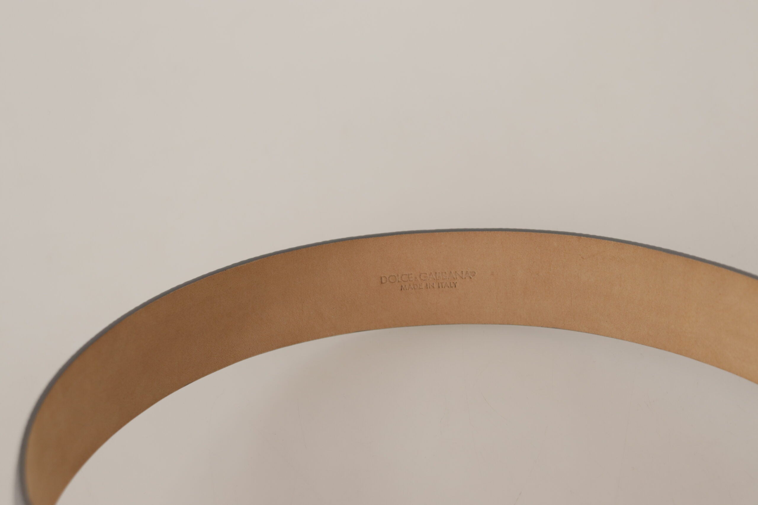 Metallic Silver Leather Metal Waist Buckle Belt - 65-cm-26-inches