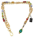 Gold Tone DG Logo Women Waist Chain Belt - m