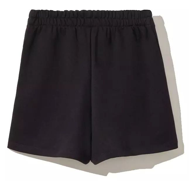 Pantaloncini in cotone nero - S