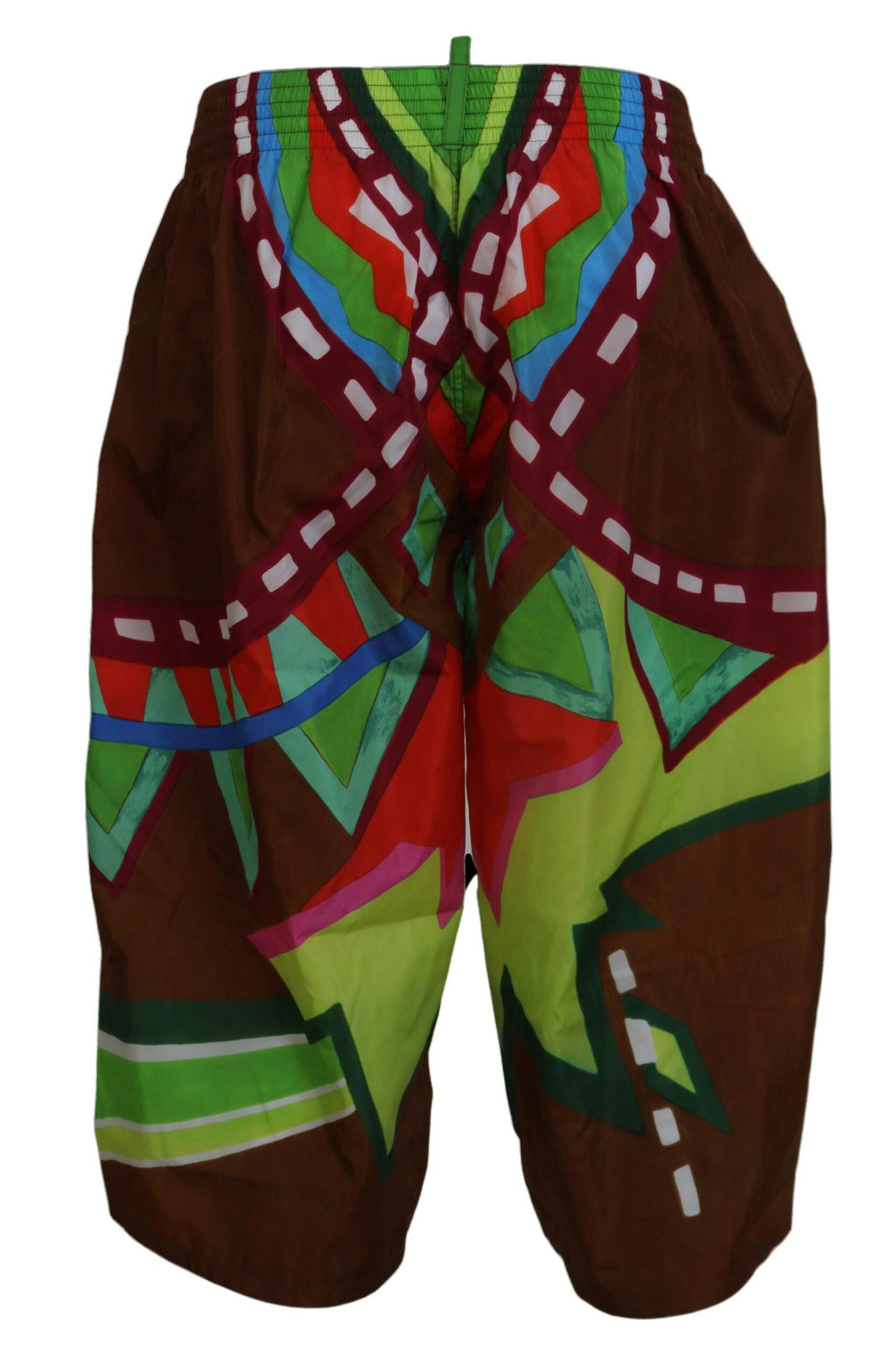 Multicolor Printed Men Beachwear Shorts Swimwear - it48-m