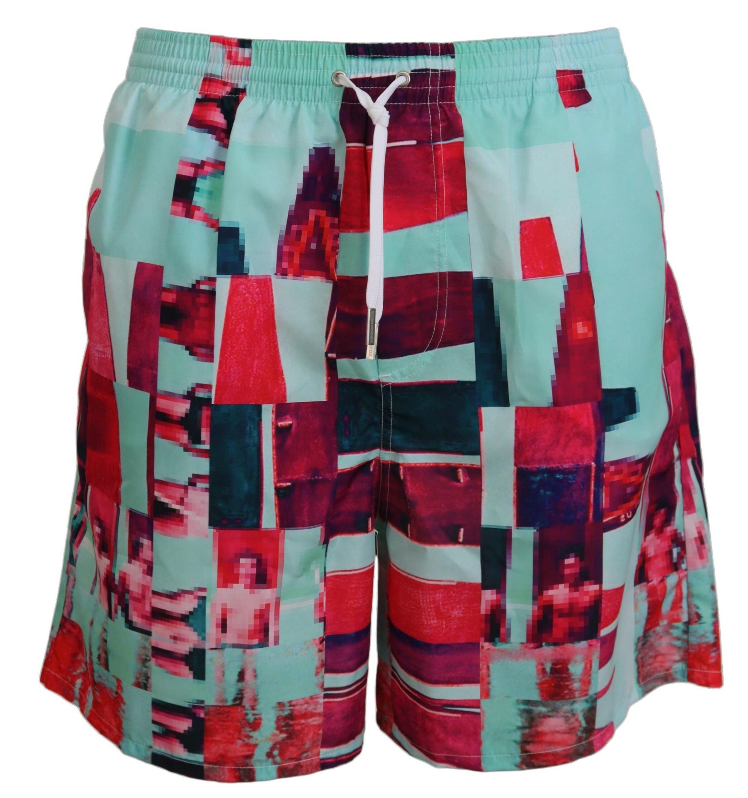 Multicolor Printed Beachwear Shorts Swimwear - it48-m