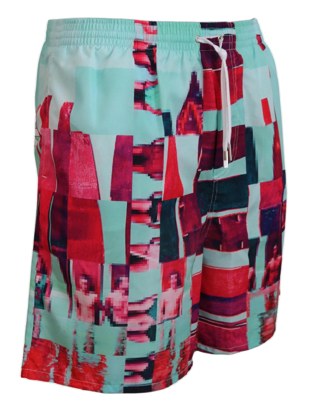 Multicolor Printed Beachwear Shorts Swimwear - it48-m