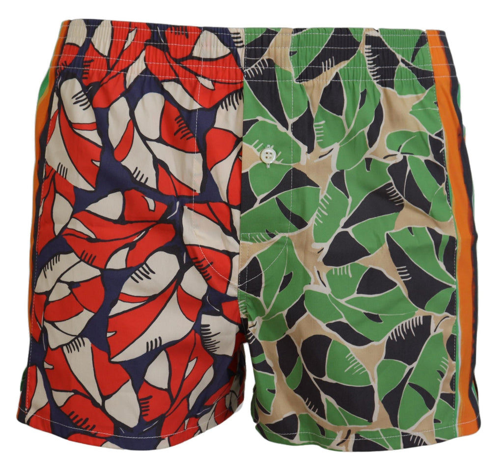Multicolor Floral Print Men Beachwear Shorts Swimwear - it48-m