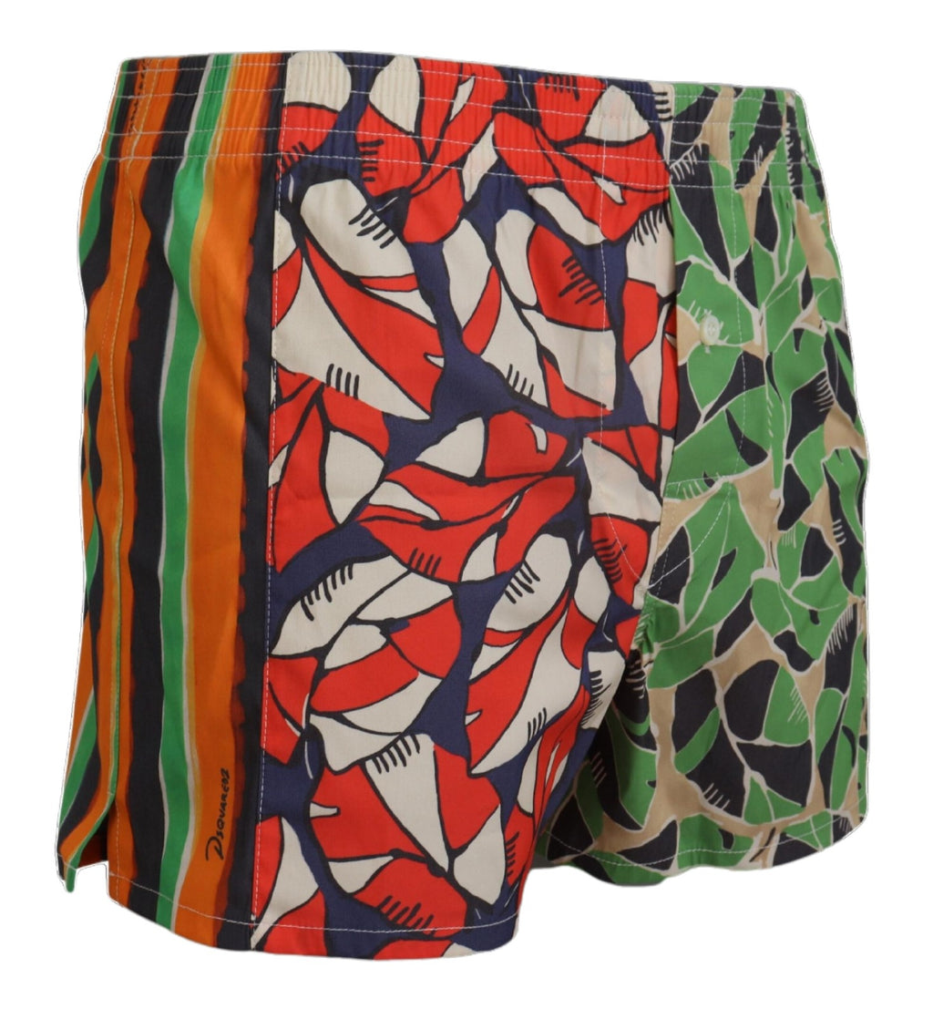 Multicolor Floral Print Men Beachwear Shorts Swimwear - it48-m