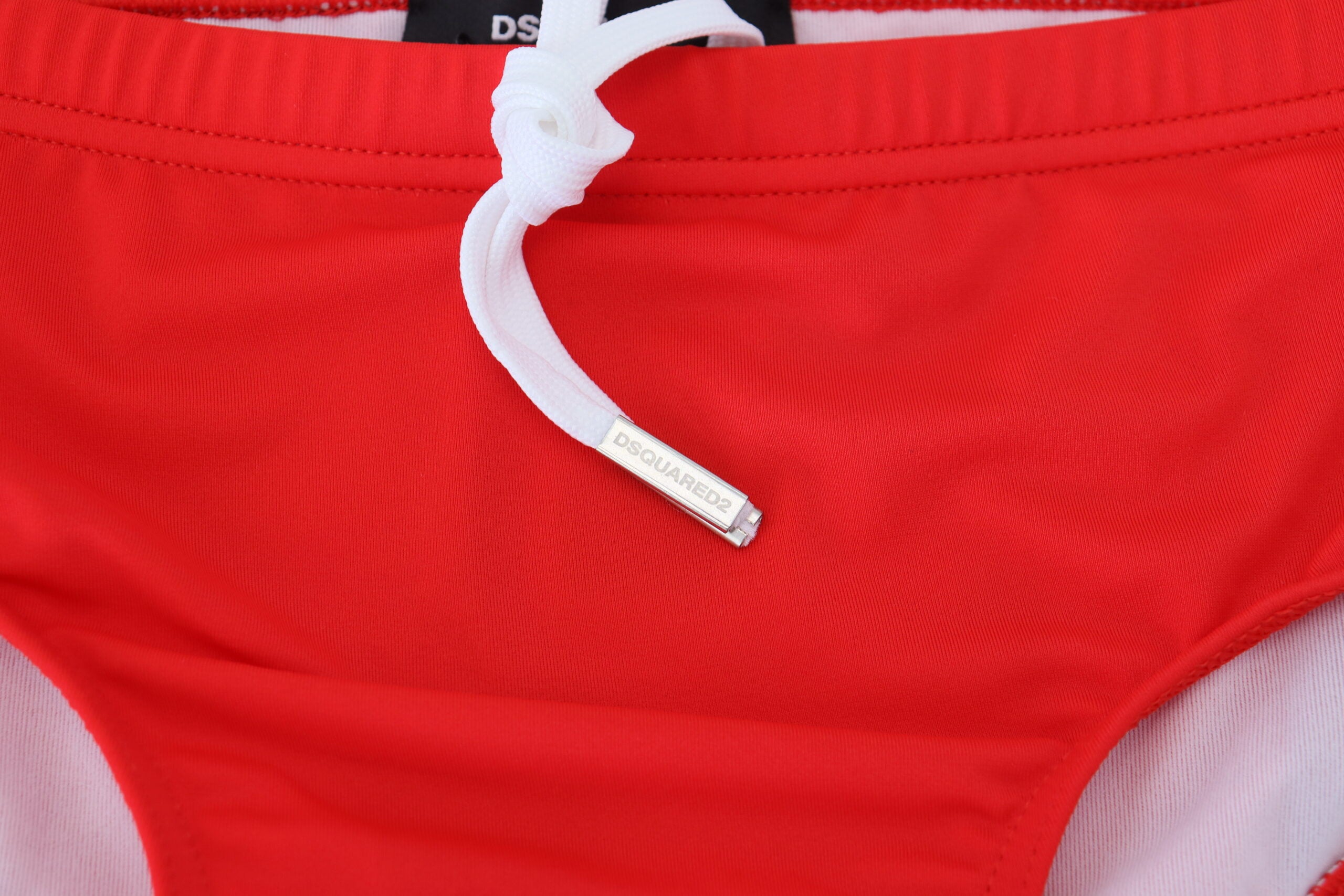Red Black ICON Print Mens Swim Brief Swimwear - it48-m