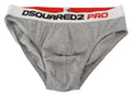 Gray Logo Cotton Stretch Men Brief PRO Underwear - it5-m