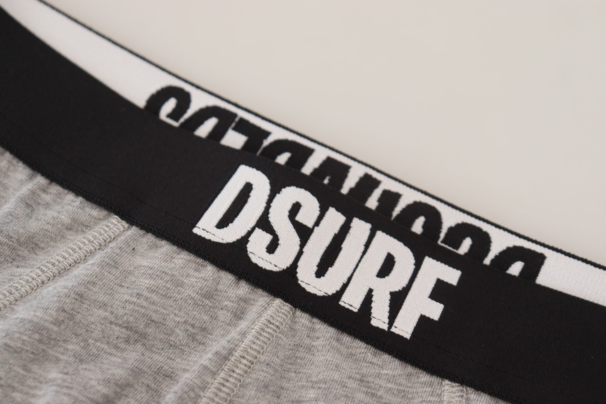 Gray DSURF Logo Cotton Stretch Men Brief Underwear - it5-m