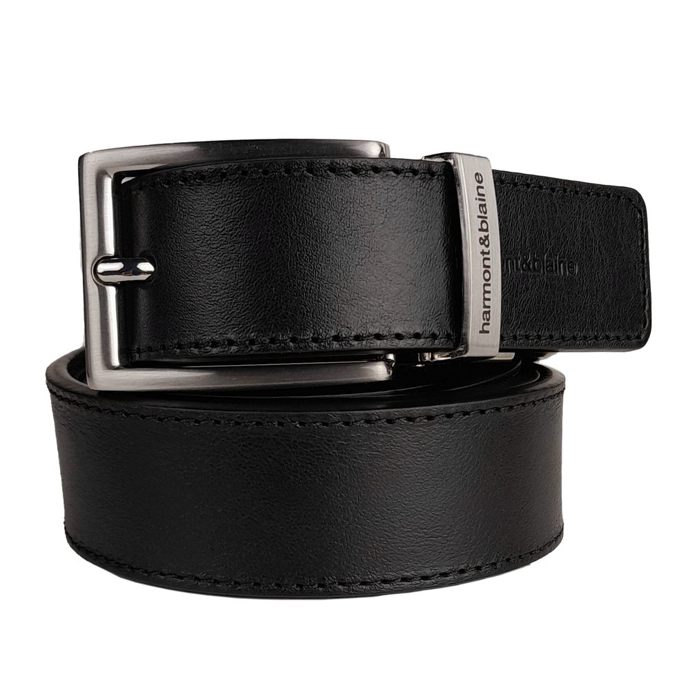 Black Leather Di Calfskin Belt - 90-cm-36-inches