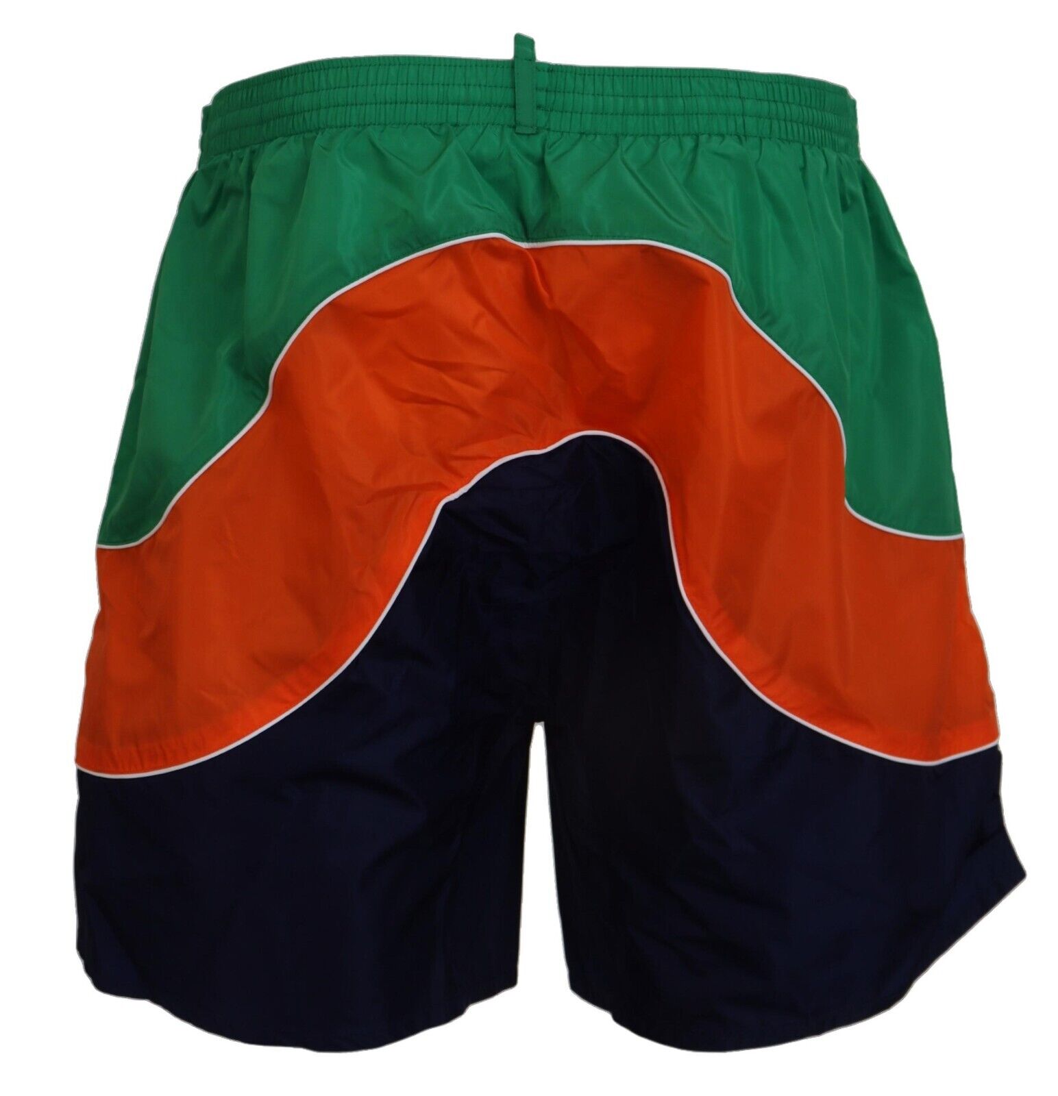 Multicolor Logo Print Men Beachwear Swimwear Short - it48-m