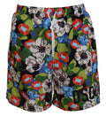 Over Floral Print Mens Beachwear Swimwear Short - it48-m