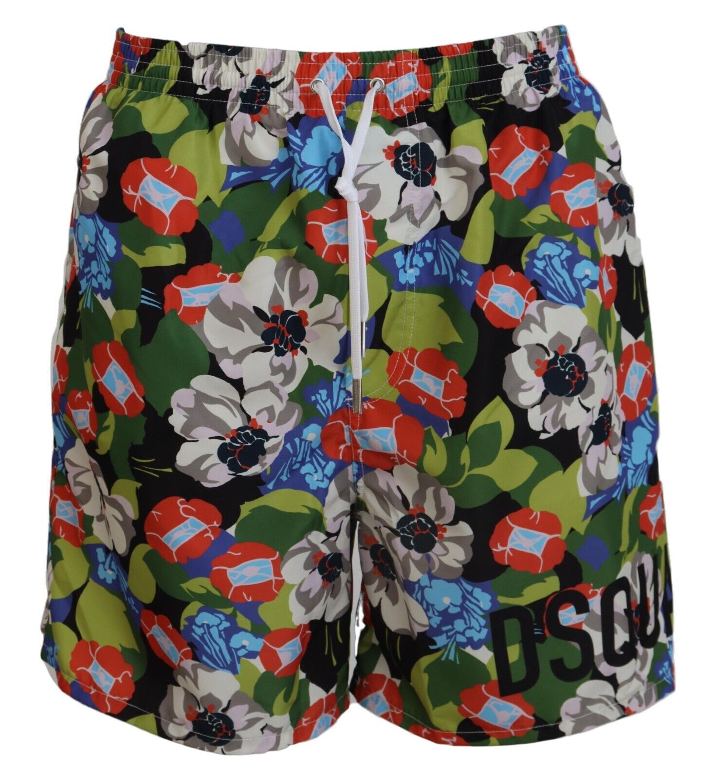 Over Floral Print Mens Beachwear Swimwear Short - it48-m