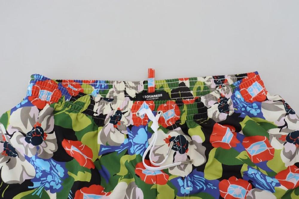 Over Floral Print Mens Beachwear Swimwear Short - it48-m