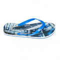 Infradito da uomo con logo azzurro - EU41/US8