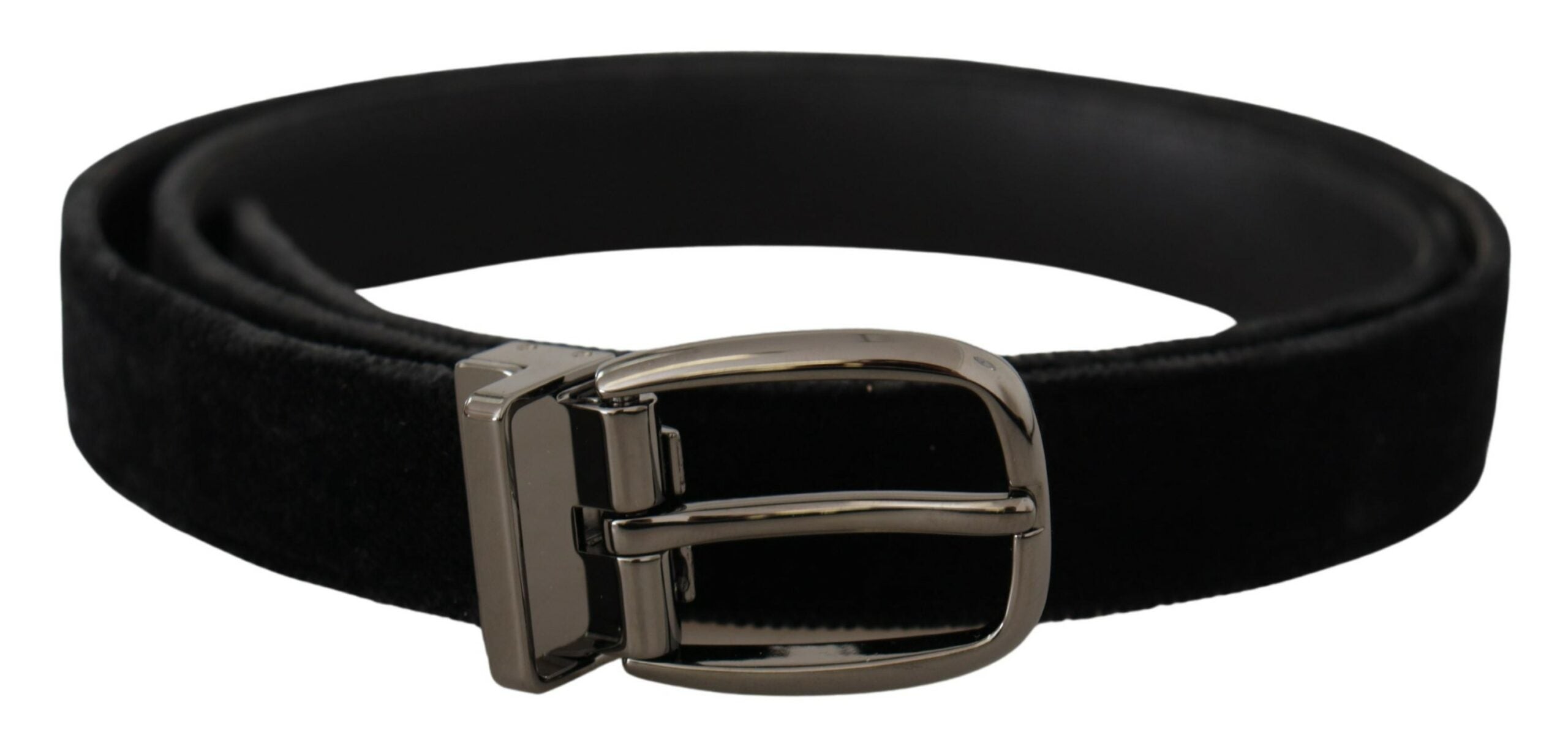 Black Velvet Classic Logo Engraved Metal Belt - 90-cm-36-inches