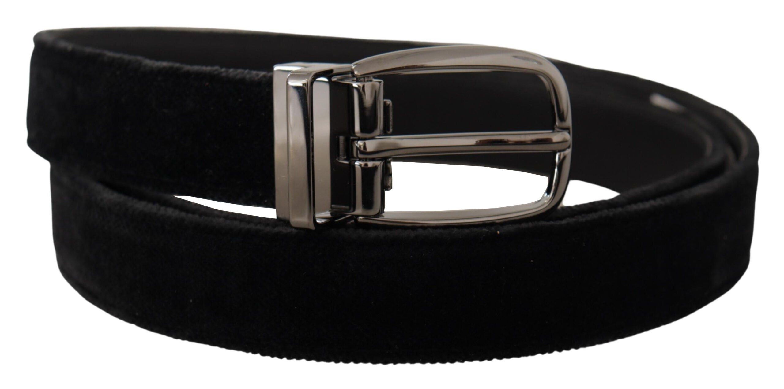 Black Velvet Classic Logo Engraved Metal Belt - 90-cm-36-inches