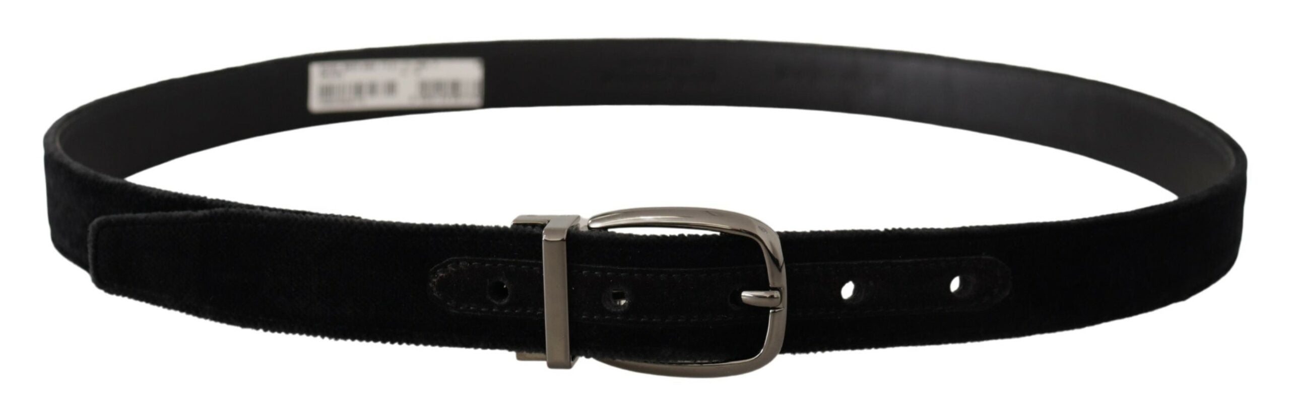 Black Velvet Classic Logo Engraved Metal Belt - 90-cm-36-inches
