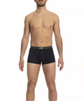 Cavalli Class Sleek Black Cotton Trunks (3-Pack) - xl