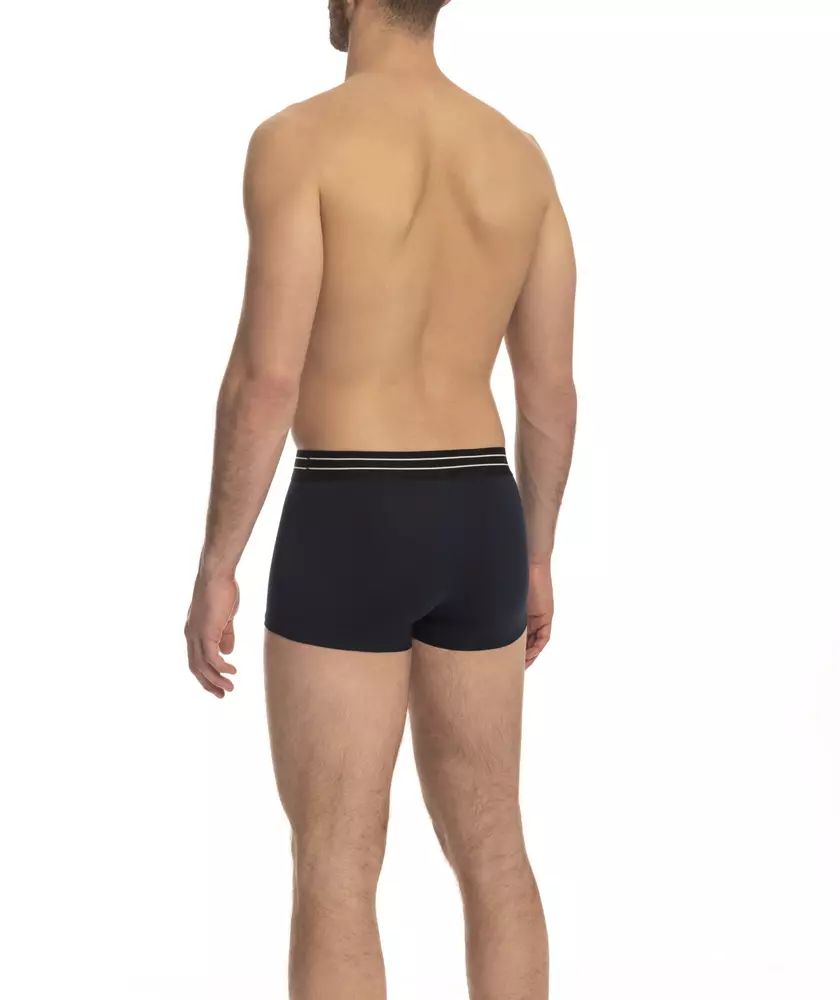 Cavalli Class Sleek Black Cotton Trunks (3-Pack) - xl