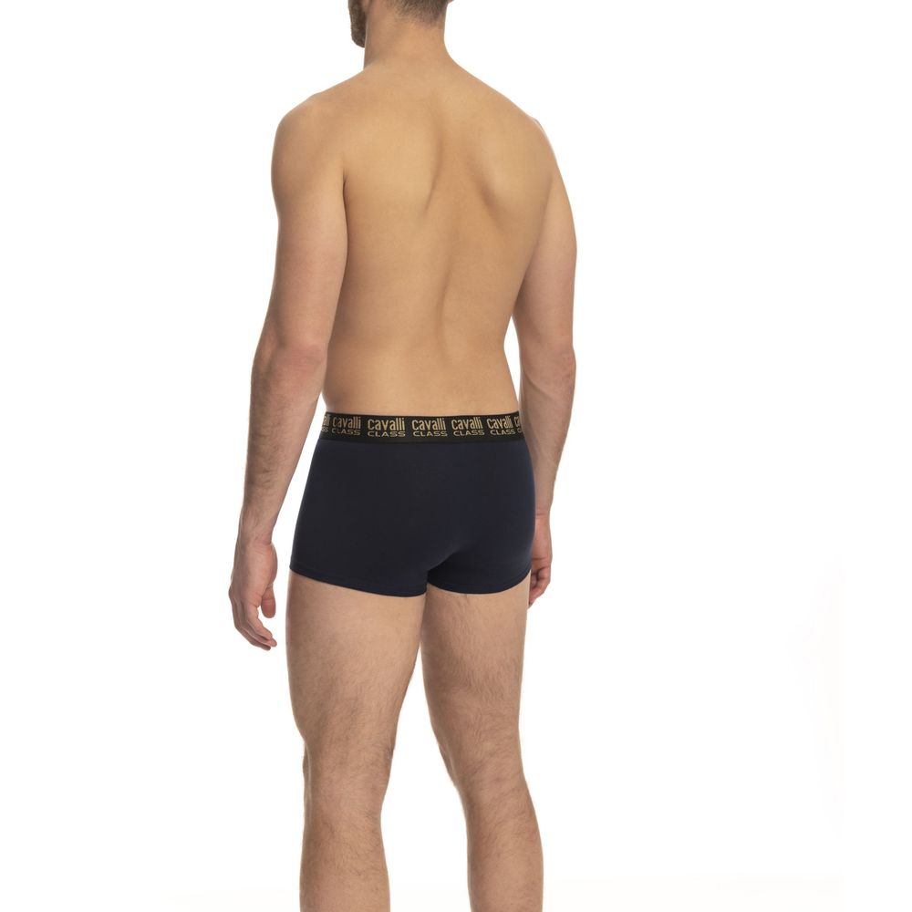 Classic Blue Cotton Trunks Twin-Pack - m
