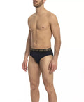 Elegant Blue Cotton Blend Briefs - Bi-Pack - xxl