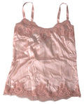 Antique Rose Lace Silk Camisole Top Underwear - it3-m