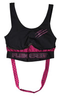 Black Fuchsia Logo Athlete Hannah Bra Underwear - it44-l