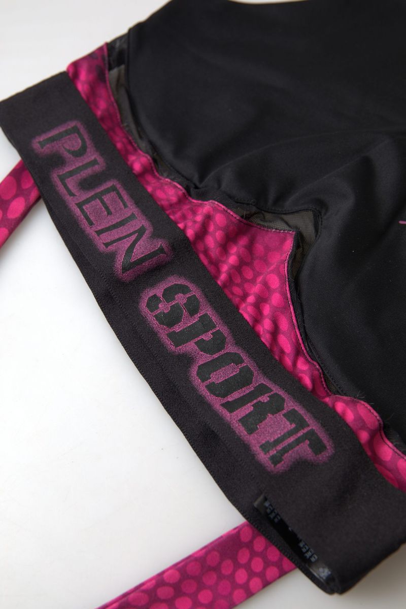 Black Fuchsia Logo Athlete Hannah Bra Underwear - it44-l