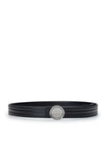Black Leather Hoon CD Belt - 95-cm-38-inches
