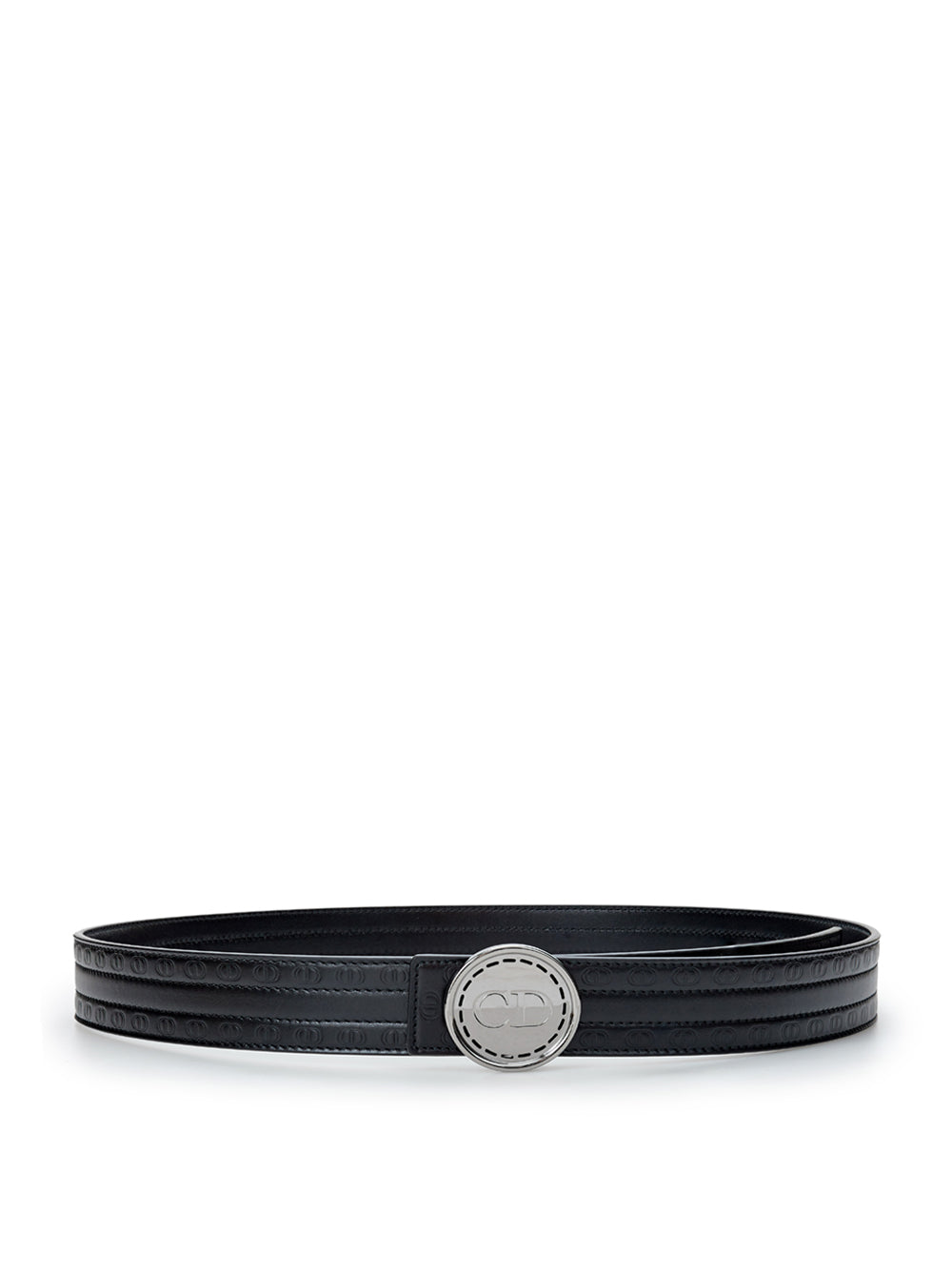 Black Leather Hoon CD Belt - 95-cm-38-inches