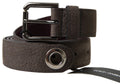 Brown Leather Metal Buckle Men Cintura Belt - 90-cm-36-inches
