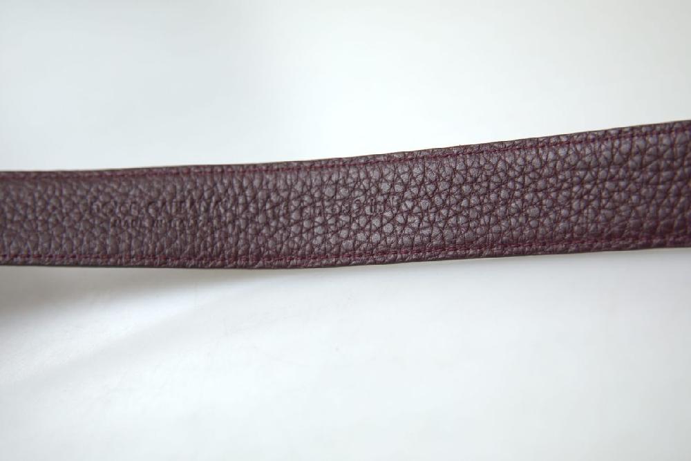 Brown Leather Metal Buckle Men Cintura Belt - 90-cm-36-inches