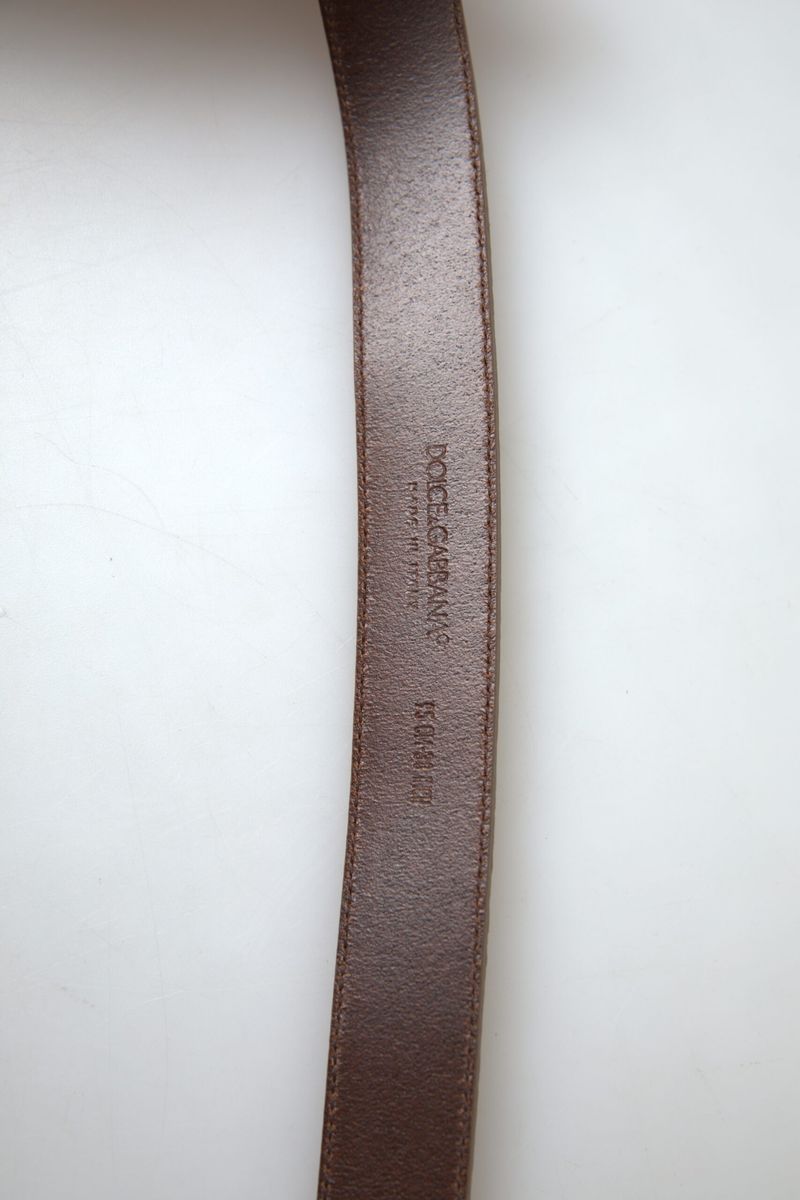 Beige Leather Gold Metal Buckle Men Belt - 95-cm-38-inches
