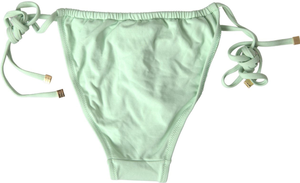 Green Nylon Beachwear Swimwear 2 Piece Bikini - it2-s