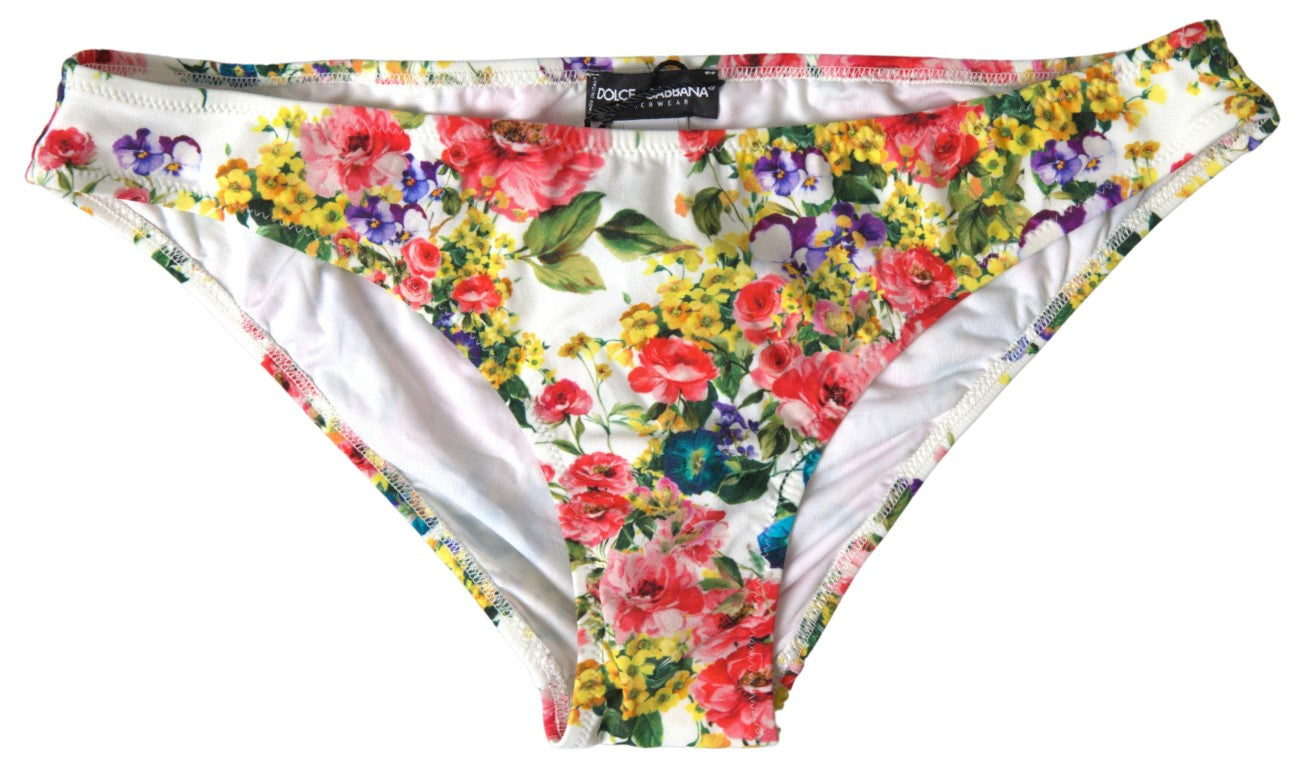Multicolor Floral Beachwear Swimwear Bottom Bikini - it1-xs