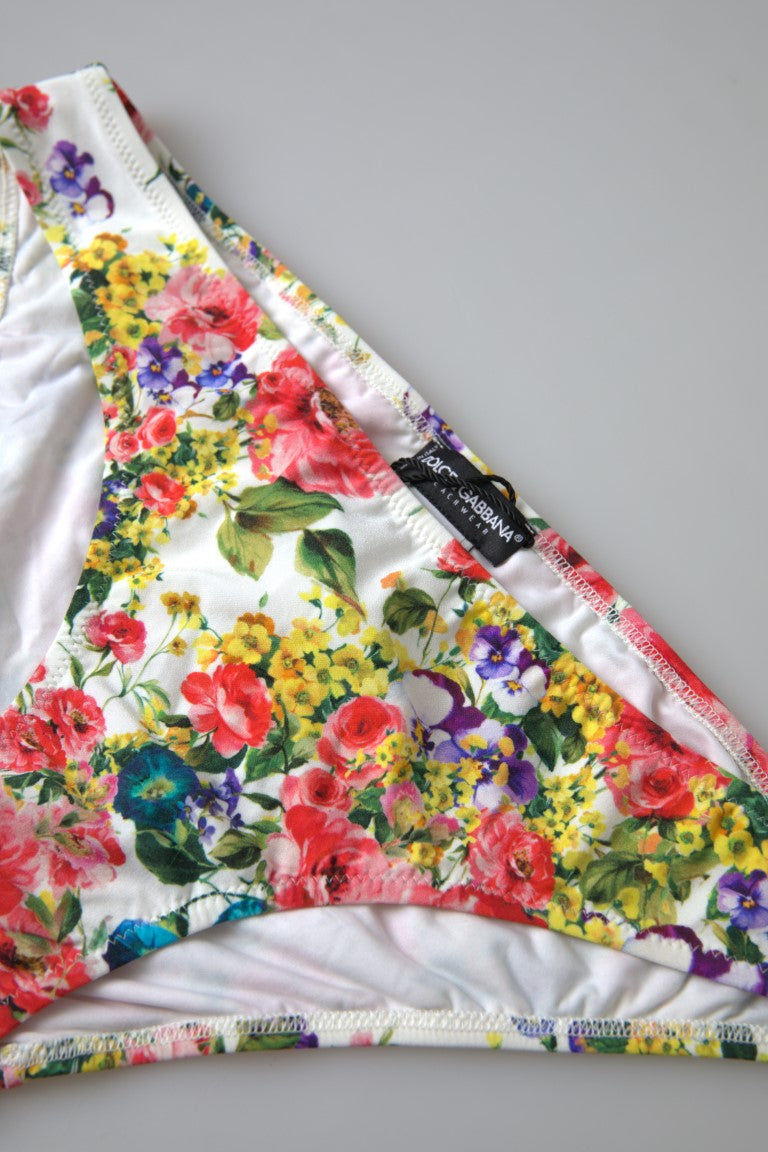 Multicolor Floral Beachwear Swimwear Bottom Bikini - it1-xs