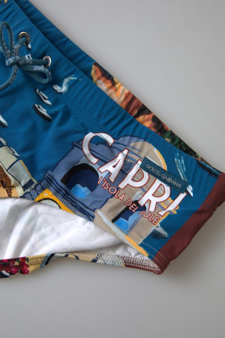 Multicolor Nylon CAPRI Beachwear Swimwear - it5-xl