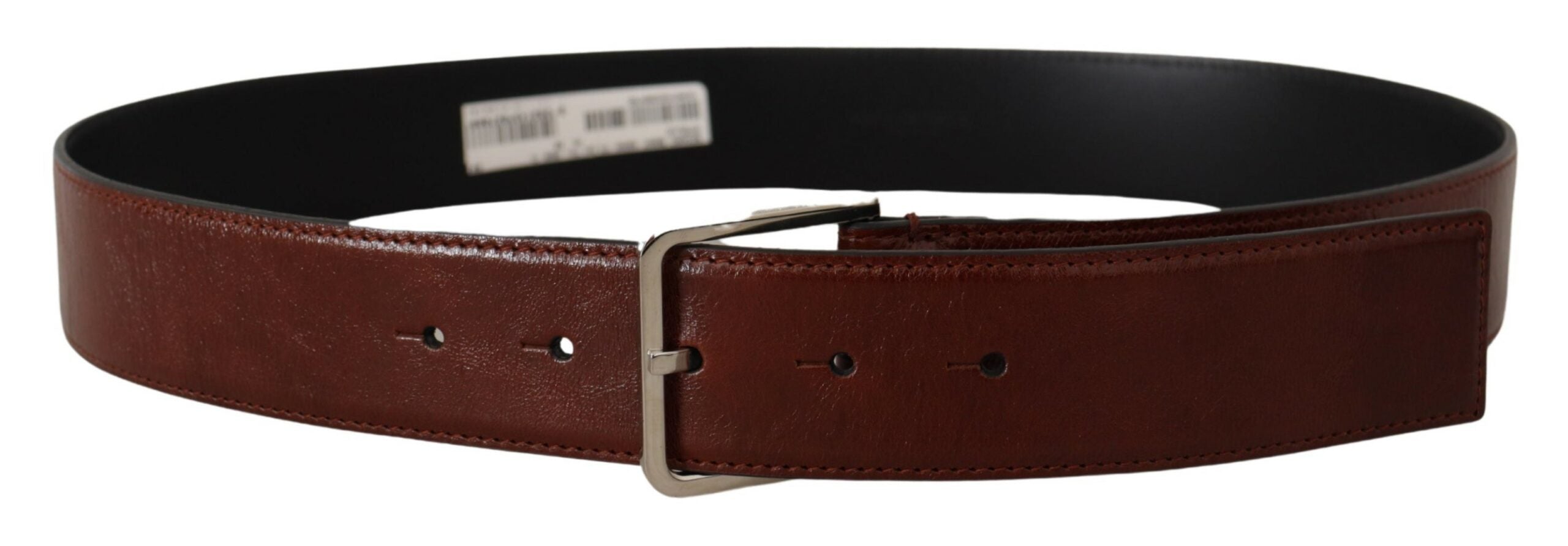 Bordeaux Calf Patent Leather Logo Waist Buckle Belt - 85-cm-34-inches