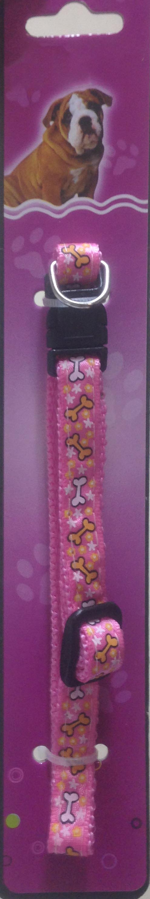 Collar for small dogs - Adjustable - Pink