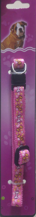 Collar for small dogs - Adjustable - Pink